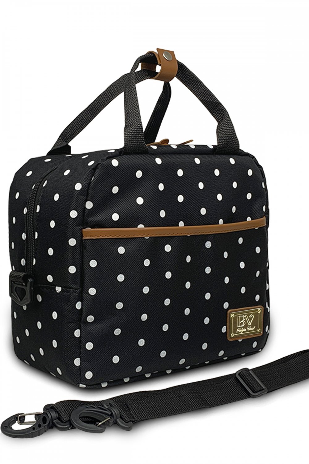 BV BLACK POLKA DOT BAG