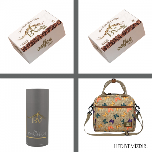 2 BV COLLAGEN COFFEE PLUS , 1 BV ANTİ CELLULİTE JEL 1 THERMAL ÇANTA HEDİYE