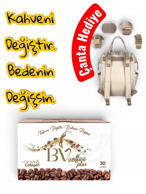 1 PAKET BV COFFEE PLUS, 1 ADET BV KUPA HEDİYE