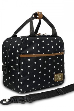 BV BLACK POLKA DOT BAG 1